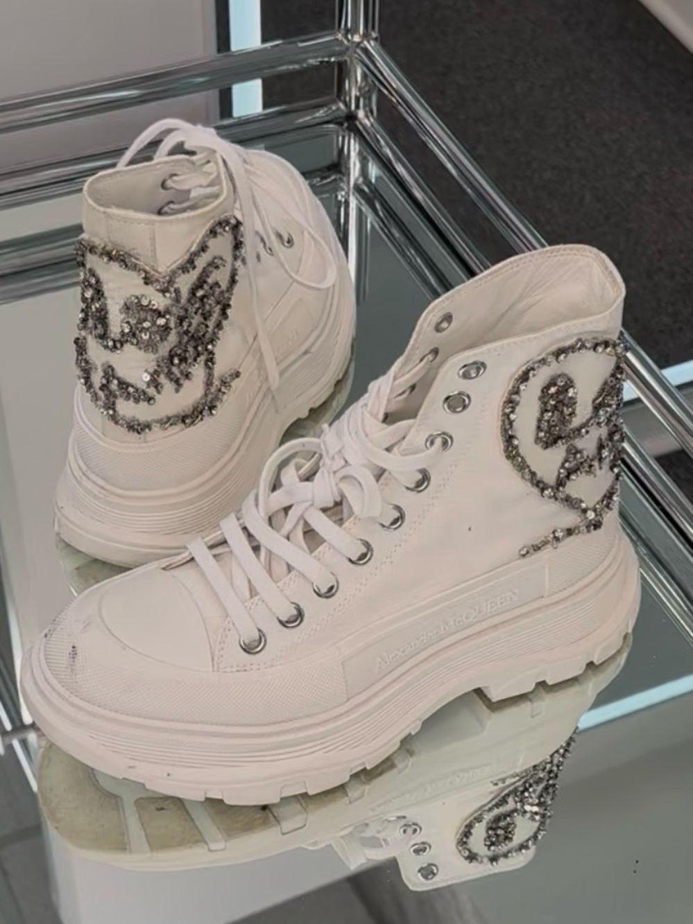 Alexander McQueen "Tread Slick" Combat Boot